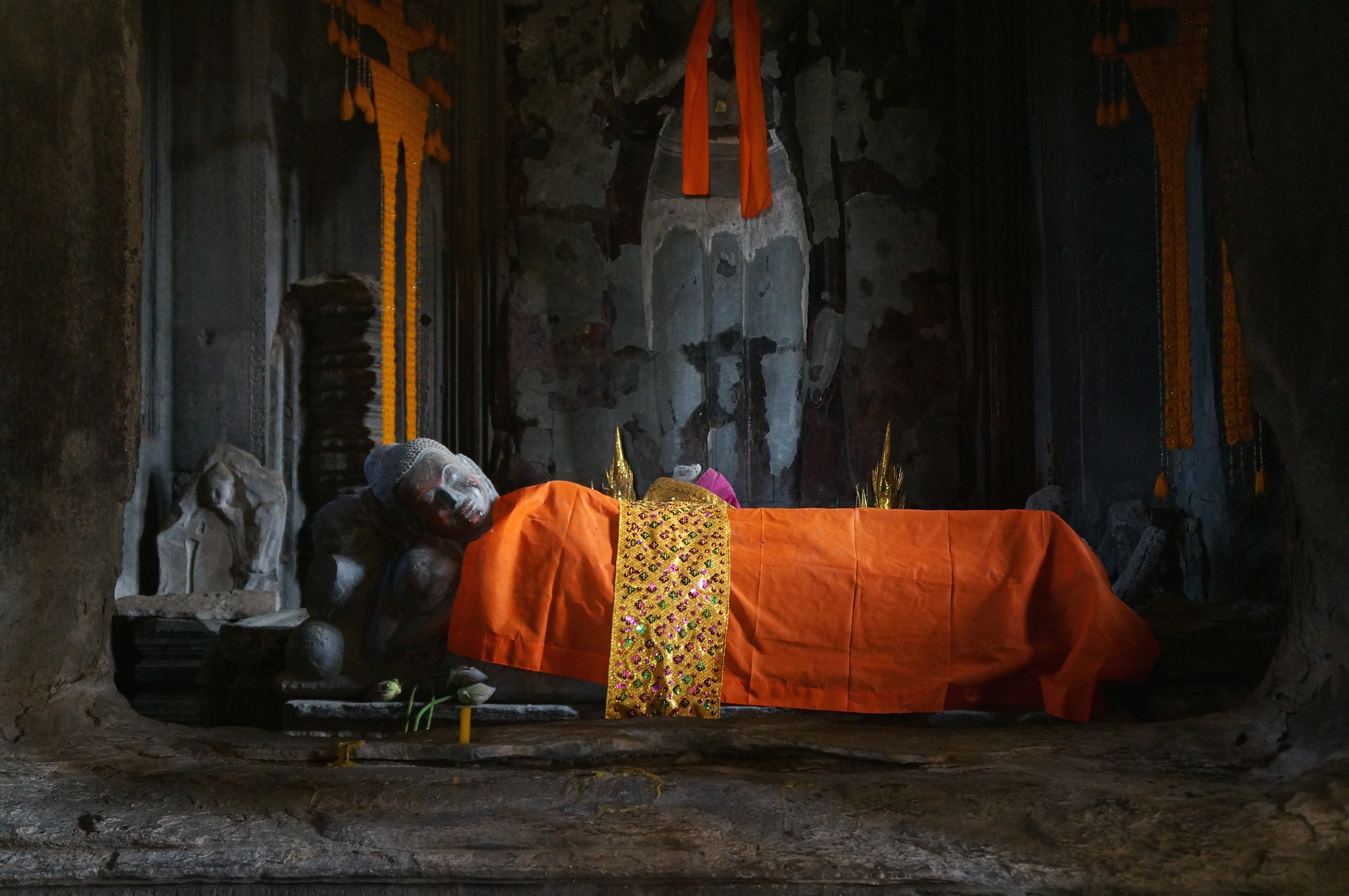 The towers and lotus ponds of Angkor Wat near Siem Reap