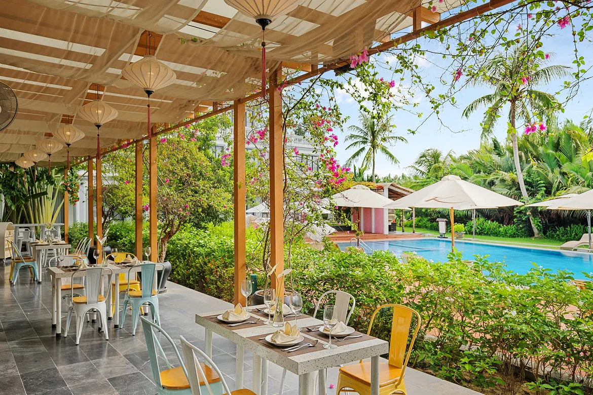 Riverside restaurant at Karma Duyên