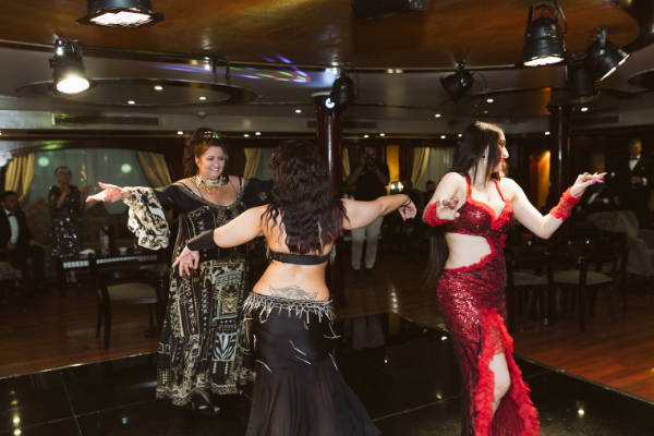 Evening entertainment on board