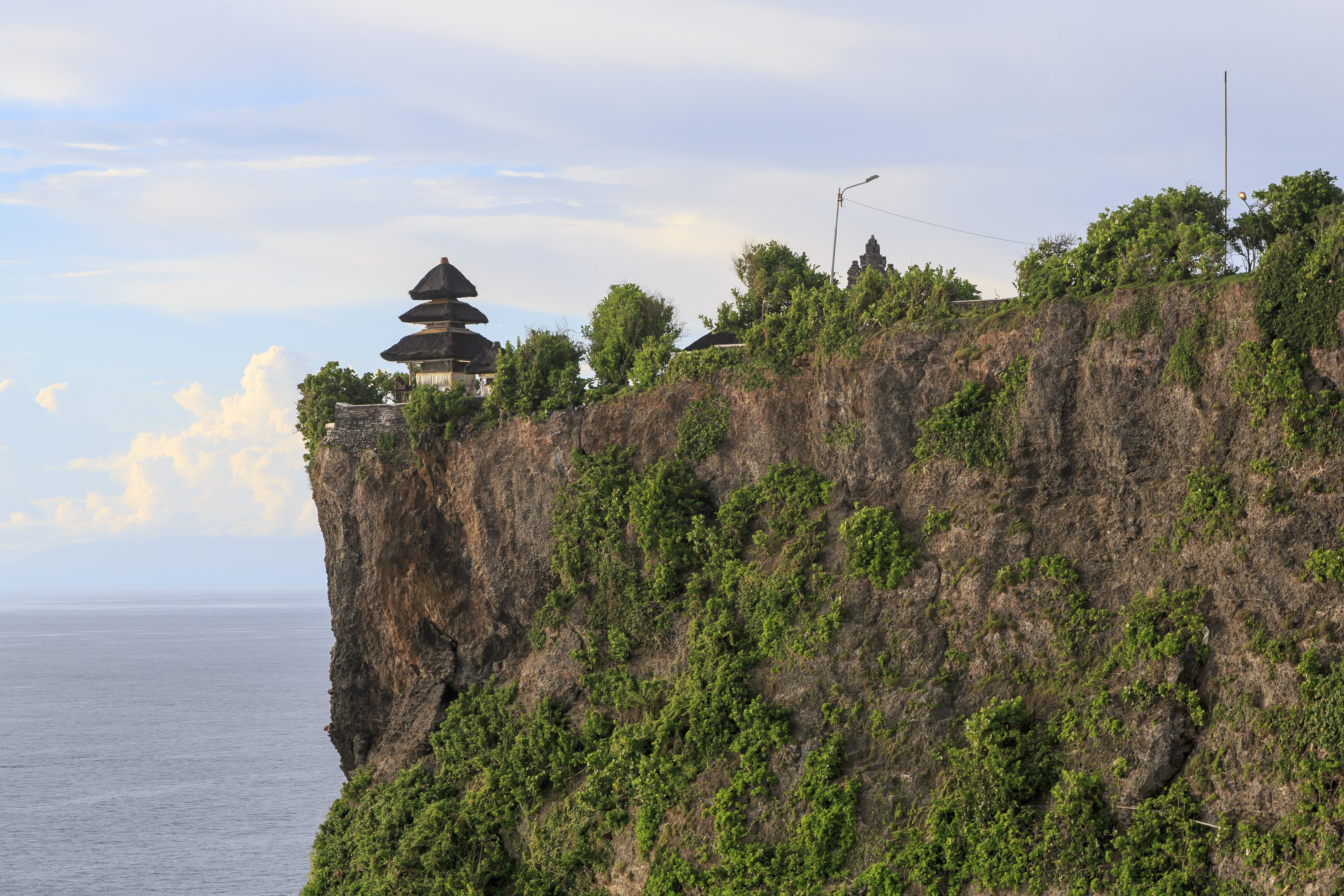 Uluwatu Temple above the Indian Ocean in Bali
