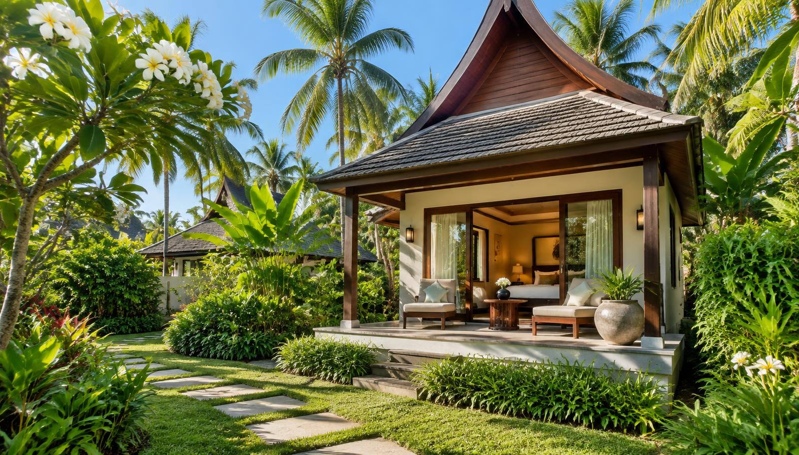 Garden bungalow at Karma Panalee, Koh Samui